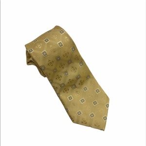 Donald Trump Tie Gold and Blue Necktie
